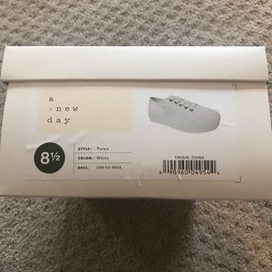 Platform tennis shoes. A New Day from Target.